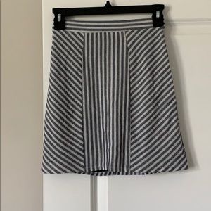 ABOUND Blue/White Stripe Skirt